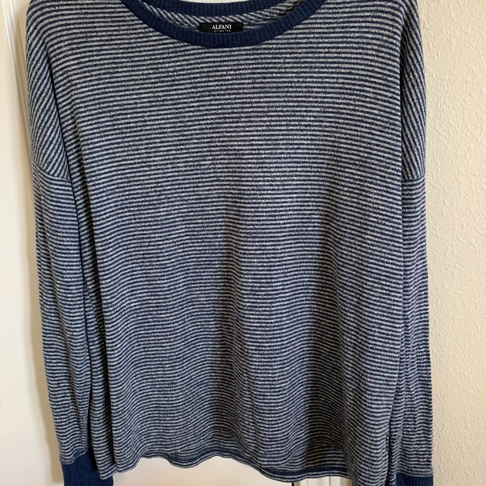 Blue pajama shirt